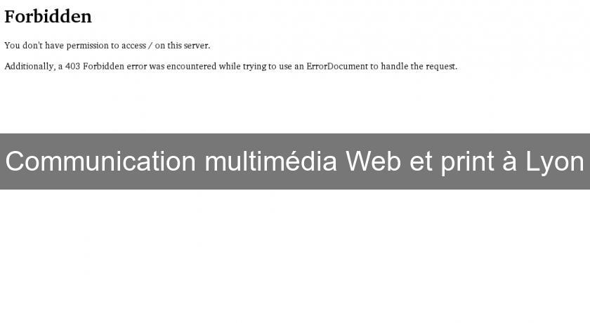 Communication multimédia Web et print à Lyon