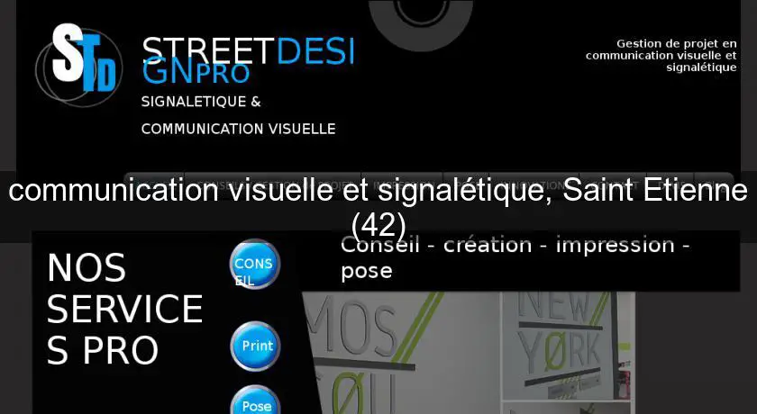 communication visuelle et signalétique, Saint Etienne (42)