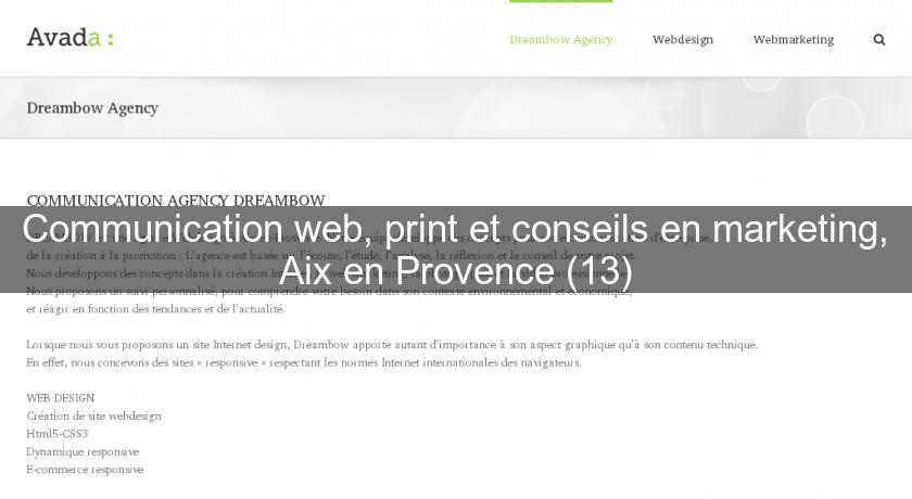 Communication web, print et conseils en marketing, Aix en Provence (13)