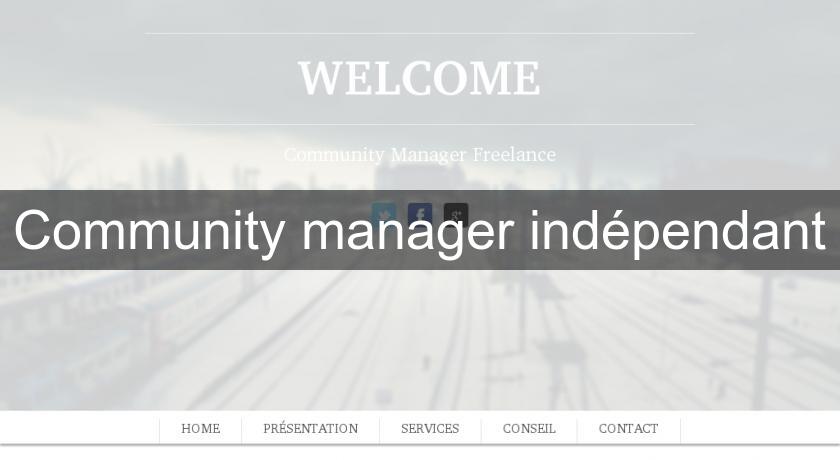 Community manager indépendant
