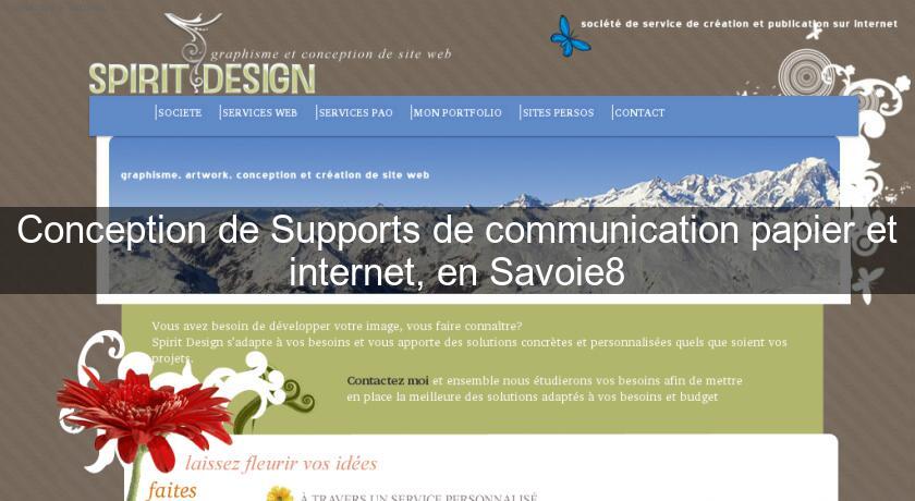 Conception de Supports de communication papier et internet, en Savoie8