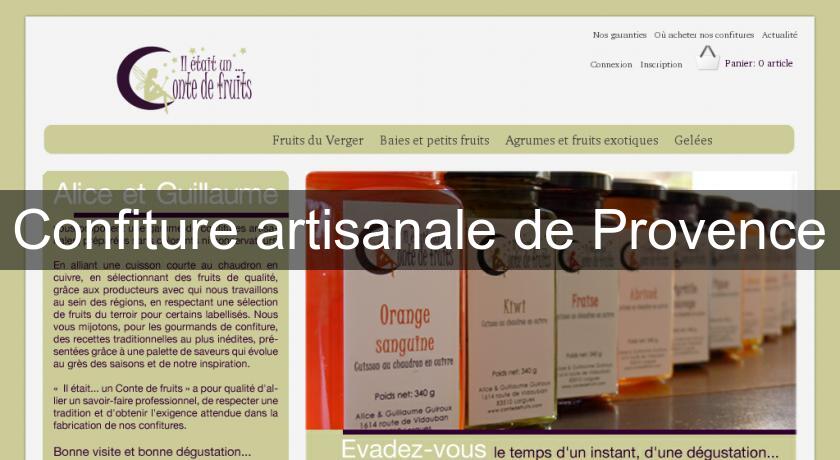Confiture artisanale de Provence