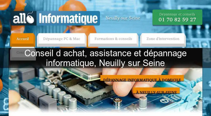 Conseil d'achat, assistance et dépannage informatique, Neuilly sur Seine