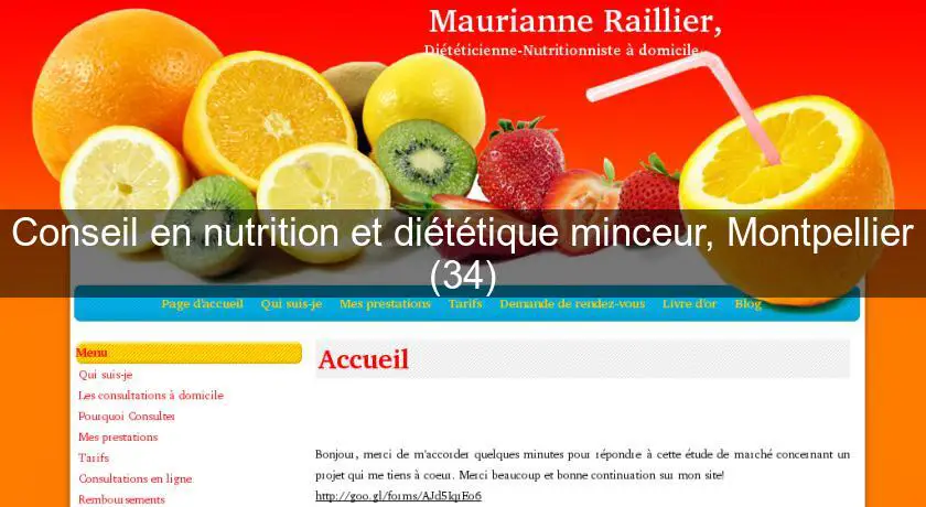 Conseil en nutrition et diététique minceur, Montpellier (34)