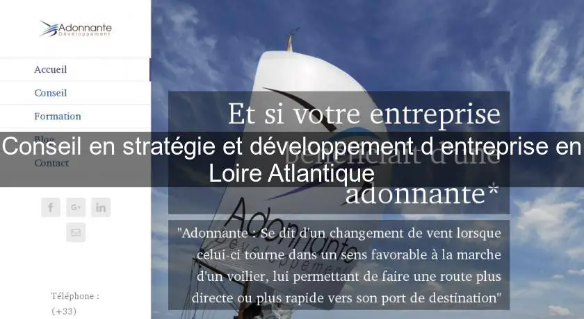 Conseil en stratégie et développement d'entreprise en Loire Atlantique