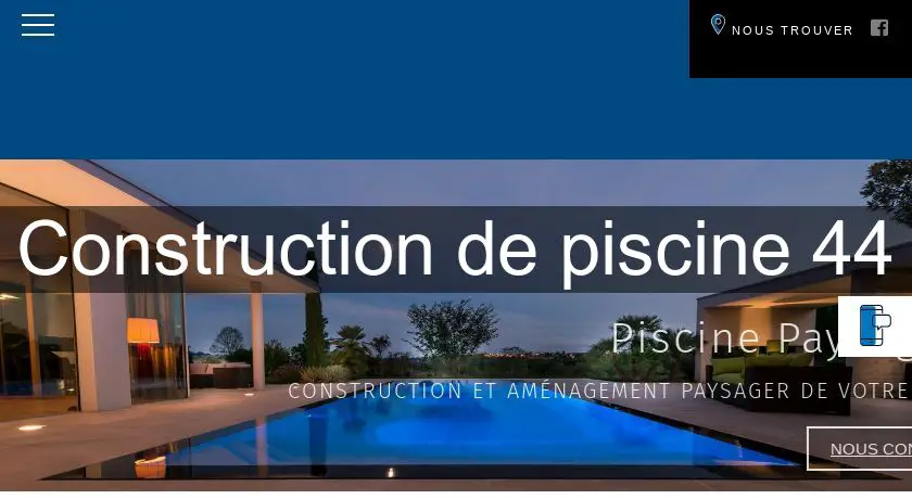 Construction de piscine 44