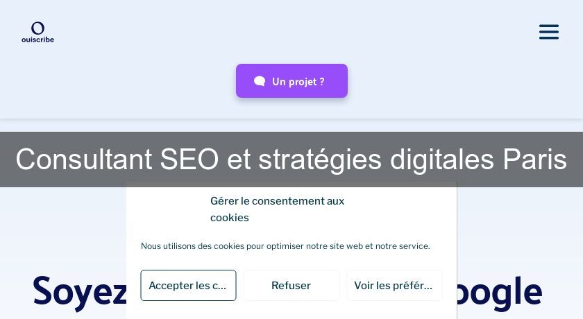 Consultant SEO et stratégies digitales Paris