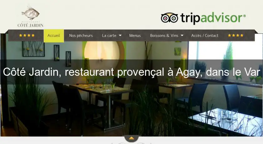 Côté Jardin, restaurant provençal à Agay, dans le Var