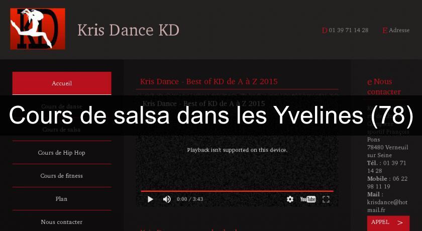 Cours de salsa dans les Yvelines (78)