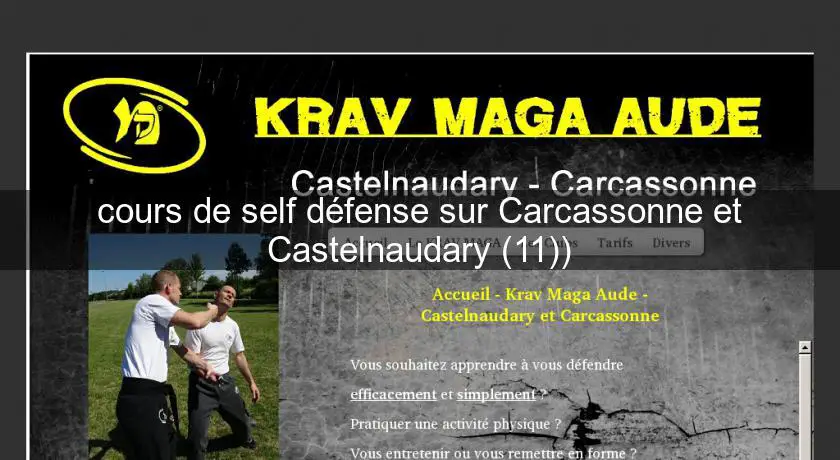 cours de self défense sur Carcassonne et Castelnaudary (11))