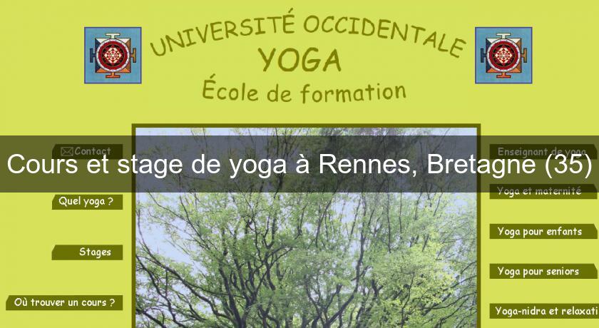 Cours et stage de yoga à Rennes, Bretagne (35)