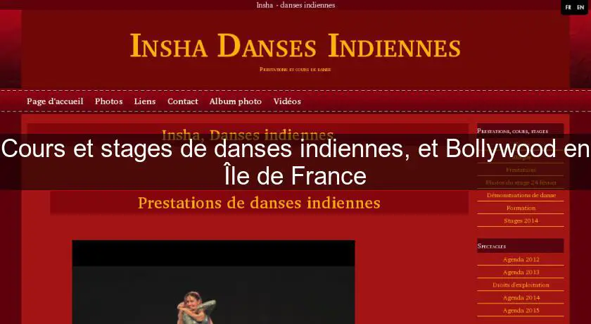 Cours et stages de danses indiennes, et Bollywood en Île de France