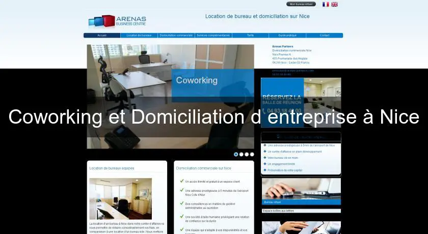 Coworking et Domiciliation d'entreprise à Nice