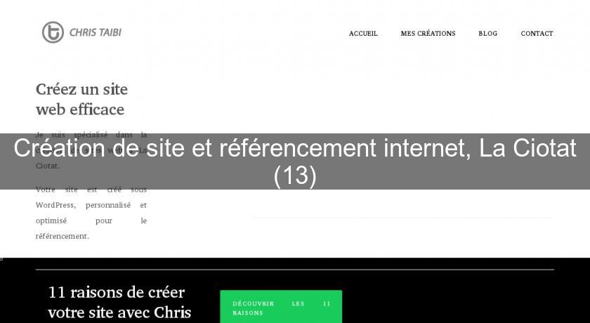 Création de site et référencement internet, La Ciotat (13)