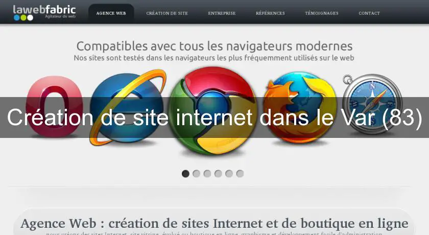 Création de site internet dans le Var (83)