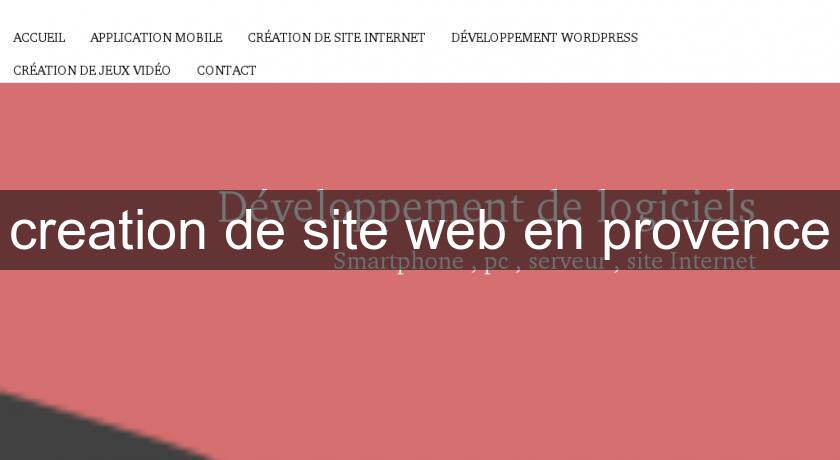 creation de site web en provence