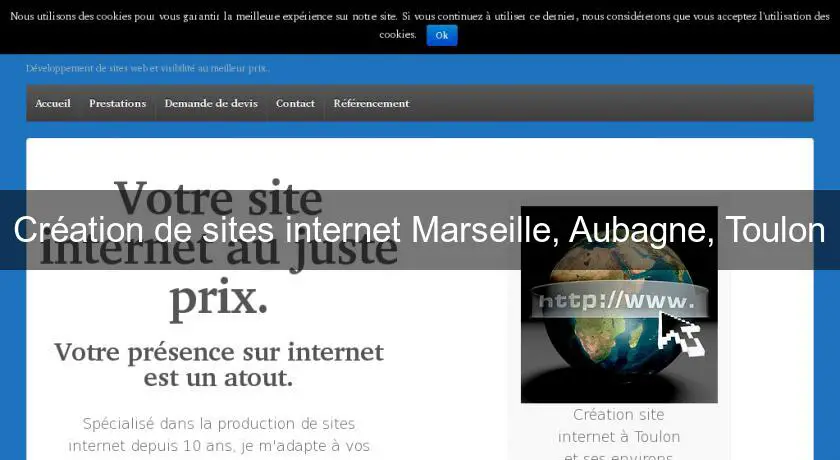 Création de sites internet Marseille, Aubagne, Toulon