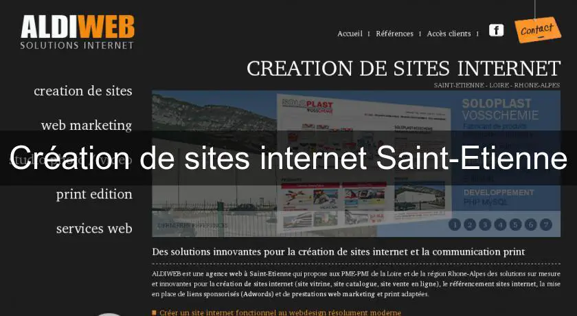 Création de sites internet Saint-Etienne
