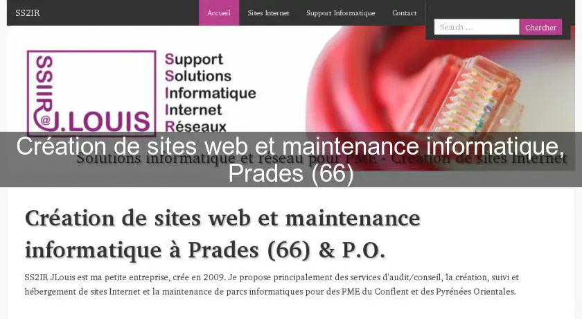 Création de sites web et maintenance informatique, Prades (66)