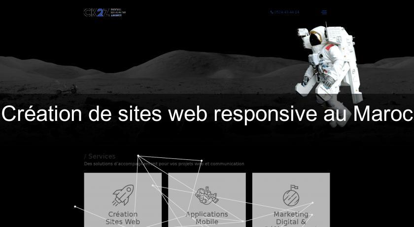Création de sites web responsive au Maroc