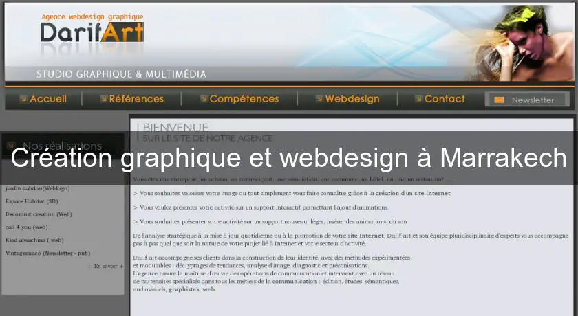 Création graphique et webdesign à Marrakech