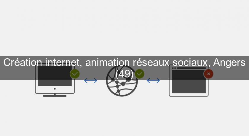 Création internet, animation réseaux sociaux, Angers (49)