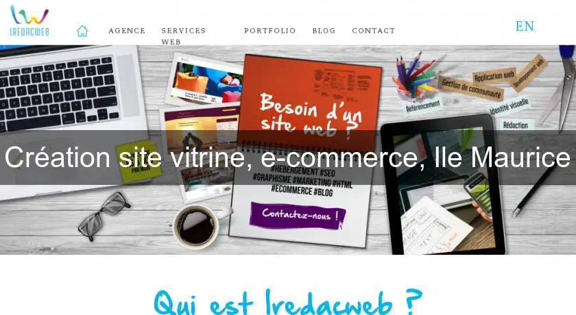 Création site vitrine, e-commerce, Ile Maurice