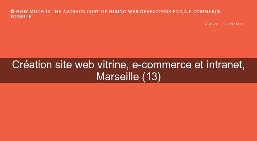 Création site web vitrine, e-commerce et intranet, Marseille (13)