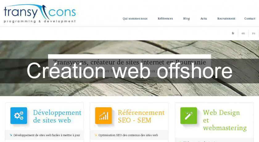 Création web offshore