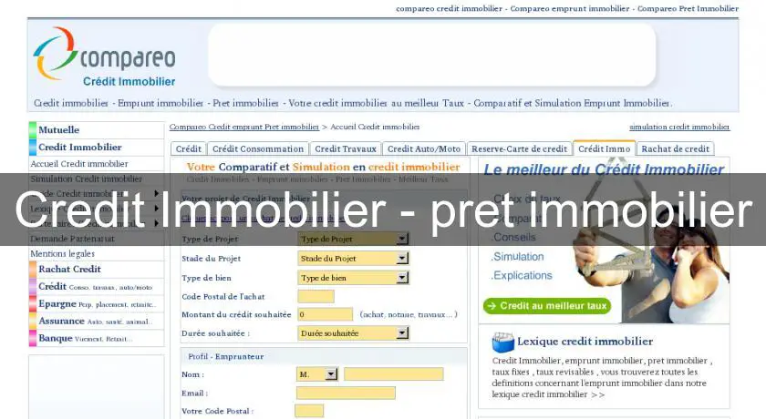Credit Immobilier - pret immobilier