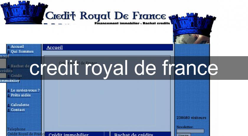 credit royal de france