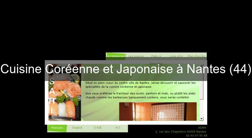 Cuisine Coréenne et Japonaise à Nantes (44)