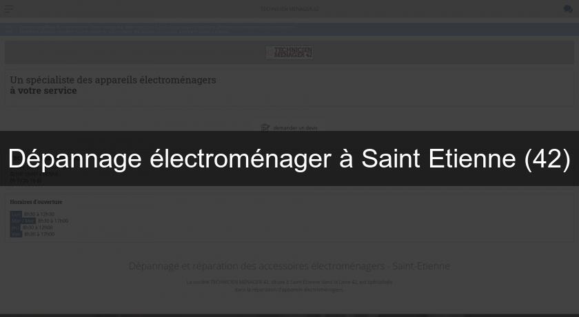 Dépannage électroménager à Saint Etienne (42)