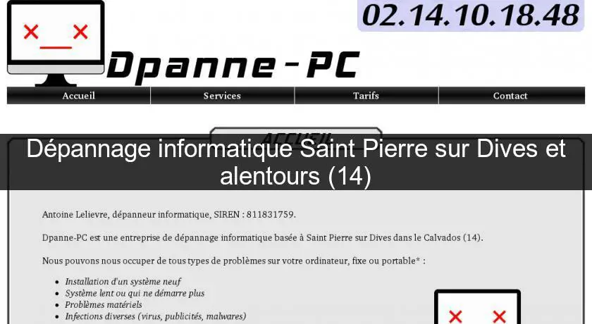 Dépannage informatique Saint Pierre sur Dives et alentours (14)