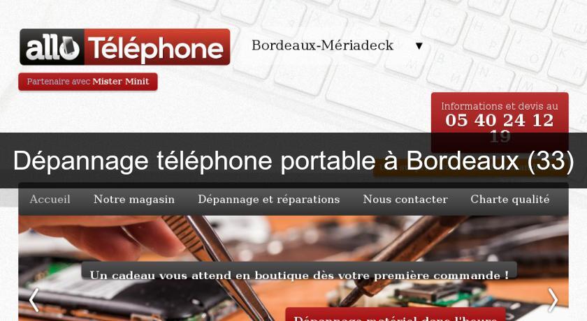 Dépannage téléphone portable à Bordeaux (33)