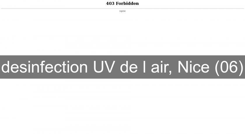 desinfection UV de l'air, Nice (06)