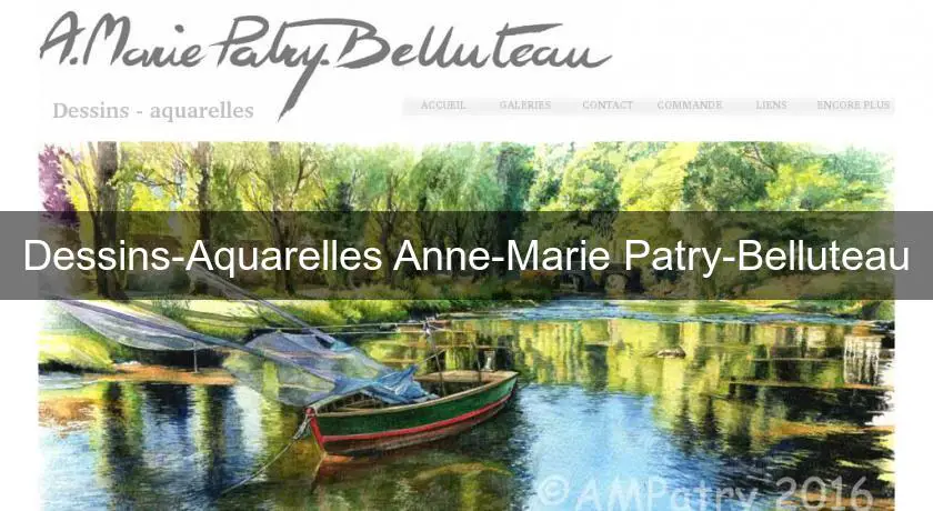 Dessins-Aquarelles Anne-Marie Patry-Belluteau