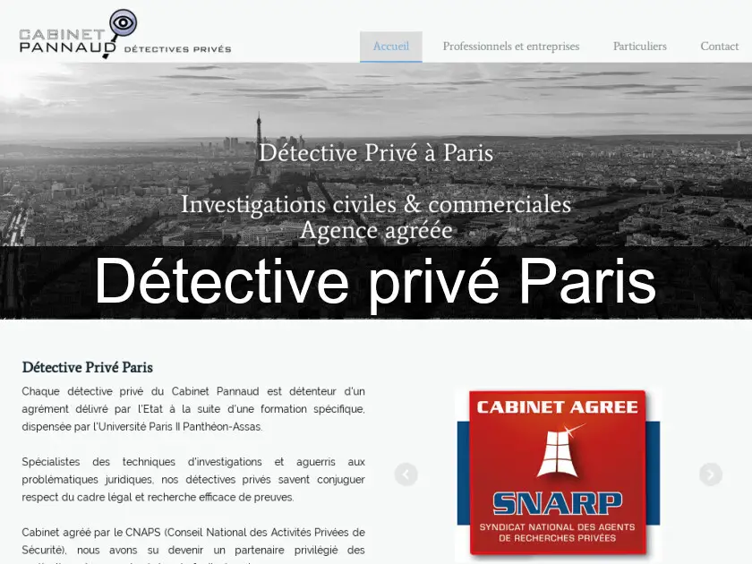 Détective privé Paris