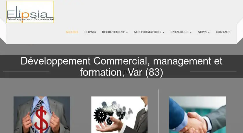 Développement Commercial, management et formation, Var (83)