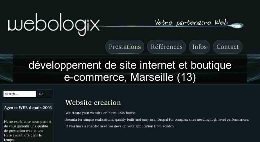 développement de site internet et boutique e-commerce, Marseille (13)
