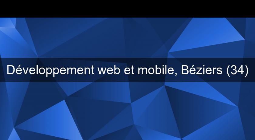 Développement web et mobile, Béziers (34)