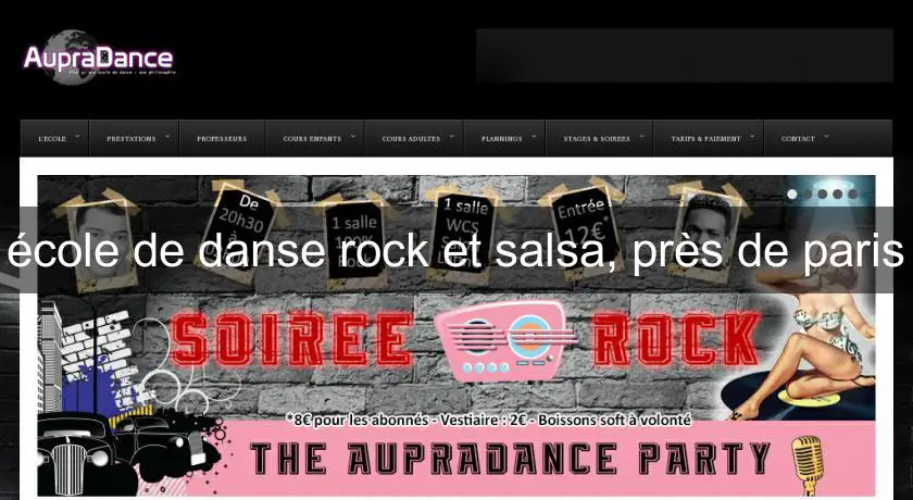 école de danse rock et salsa, près de paris