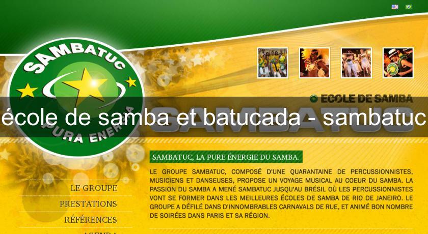 école de samba et batucada - sambatuc