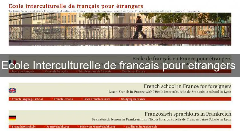 Ecole Interculturelle de francais pour etrangers 