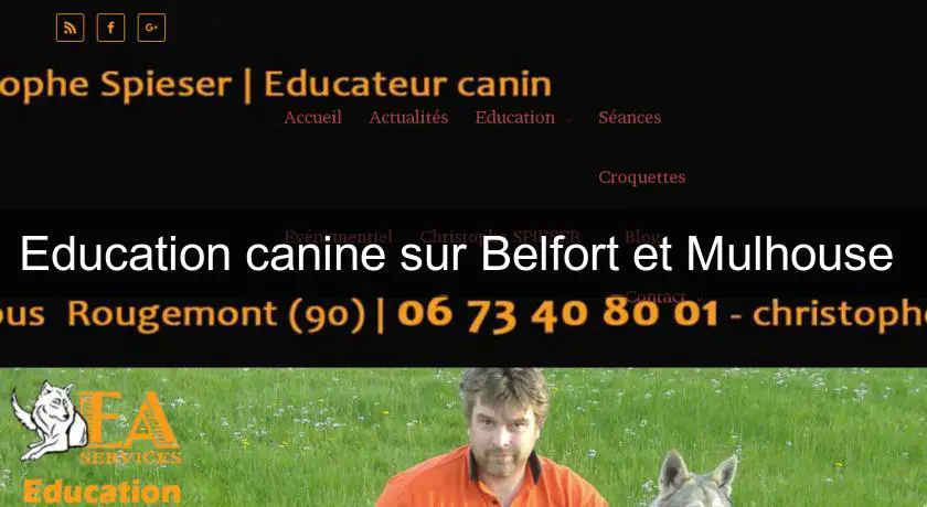 Education canine sur Belfort et Mulhouse 