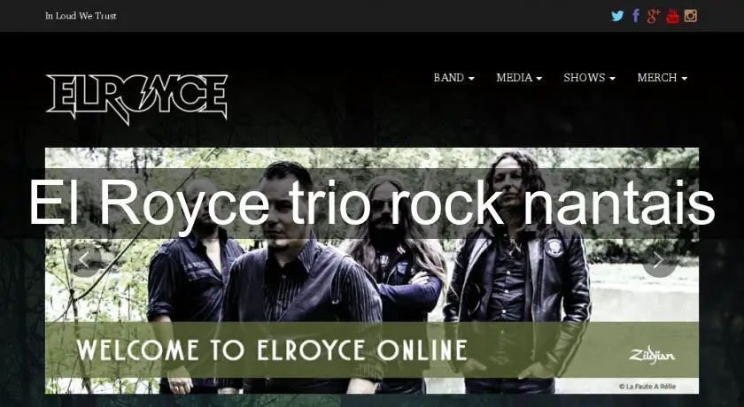 El Royce trio rock nantais