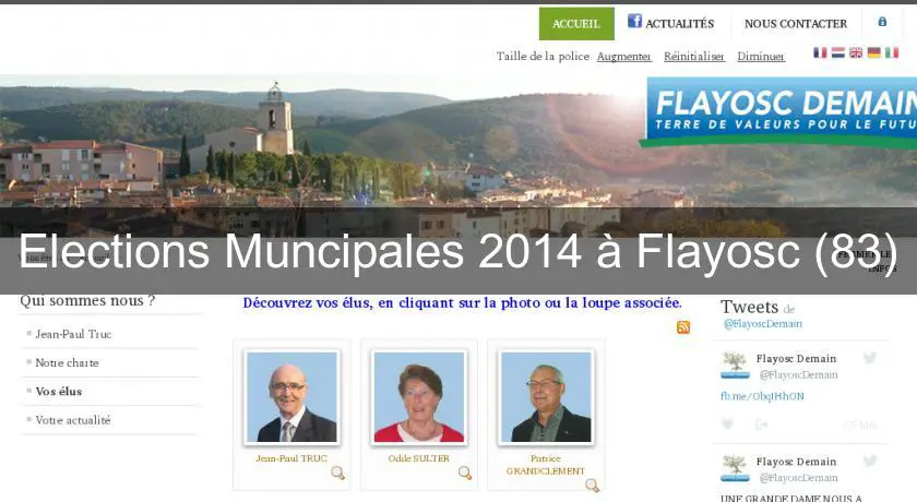 Elections Muncipales 2014 à Flayosc (83)