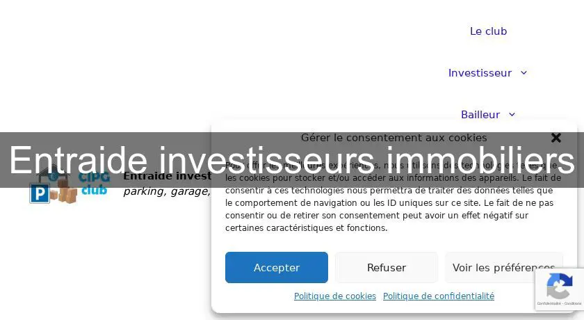 Entraide investisseurs immobiliers