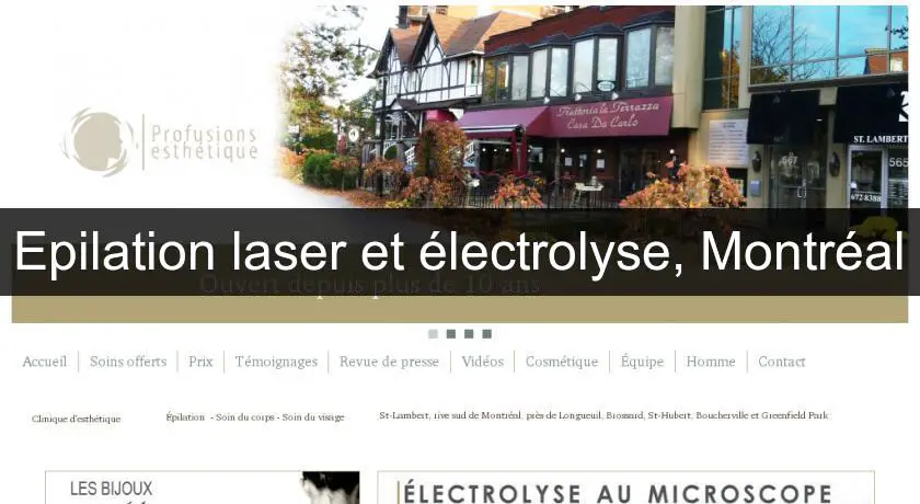 Epilation laser et électrolyse, Montréal