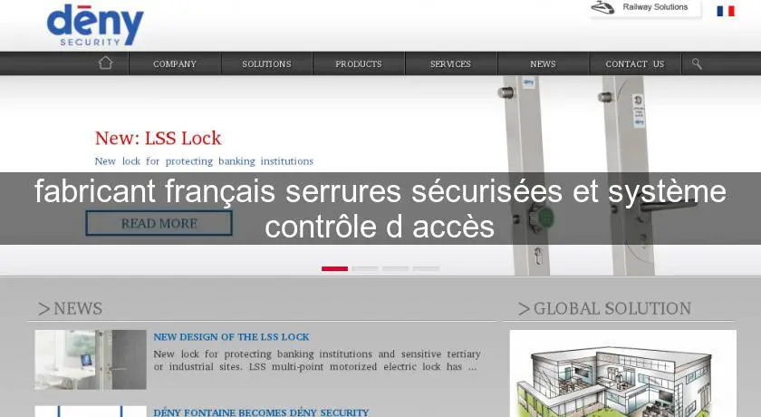 fabricant français serrures sécurisées et système contrôle d'accès